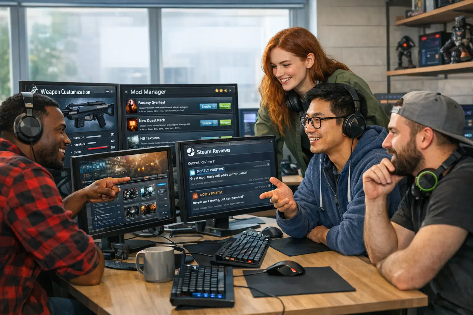 Gaming Community diskutiert über Spiele-Mods und Bewertungen