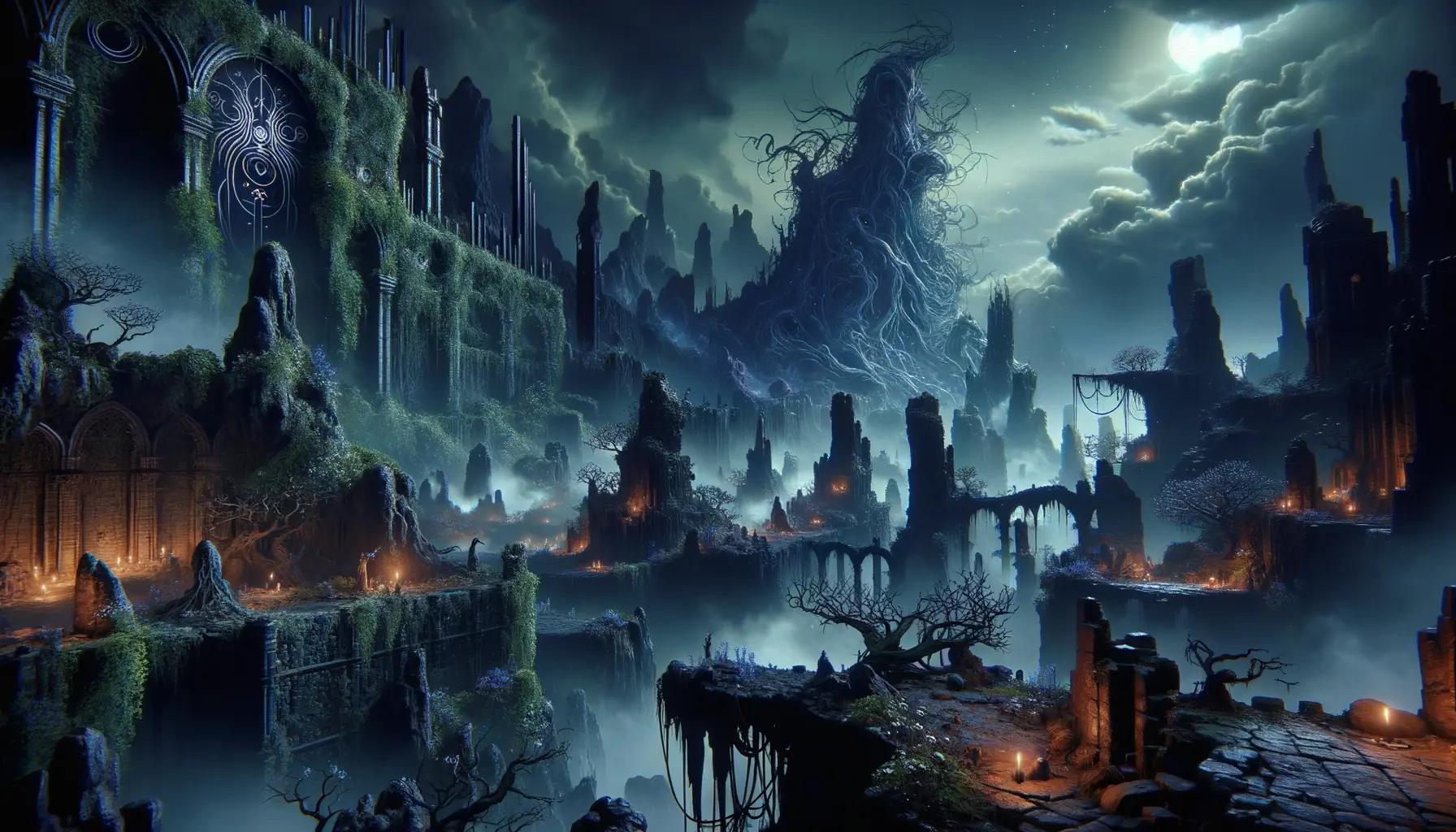 Soulslike-Spiele dunkle und mystische Spielwelt