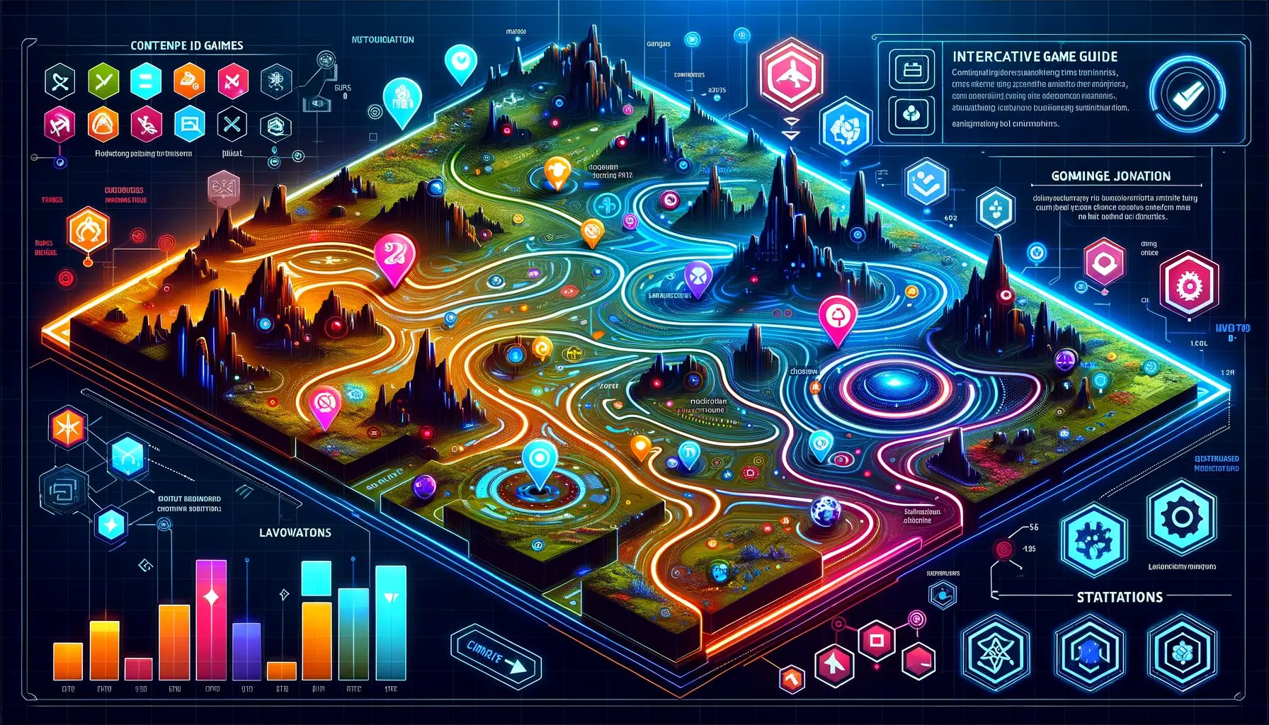 Interaktive Spiele Guides Karte für Gamer 2026
