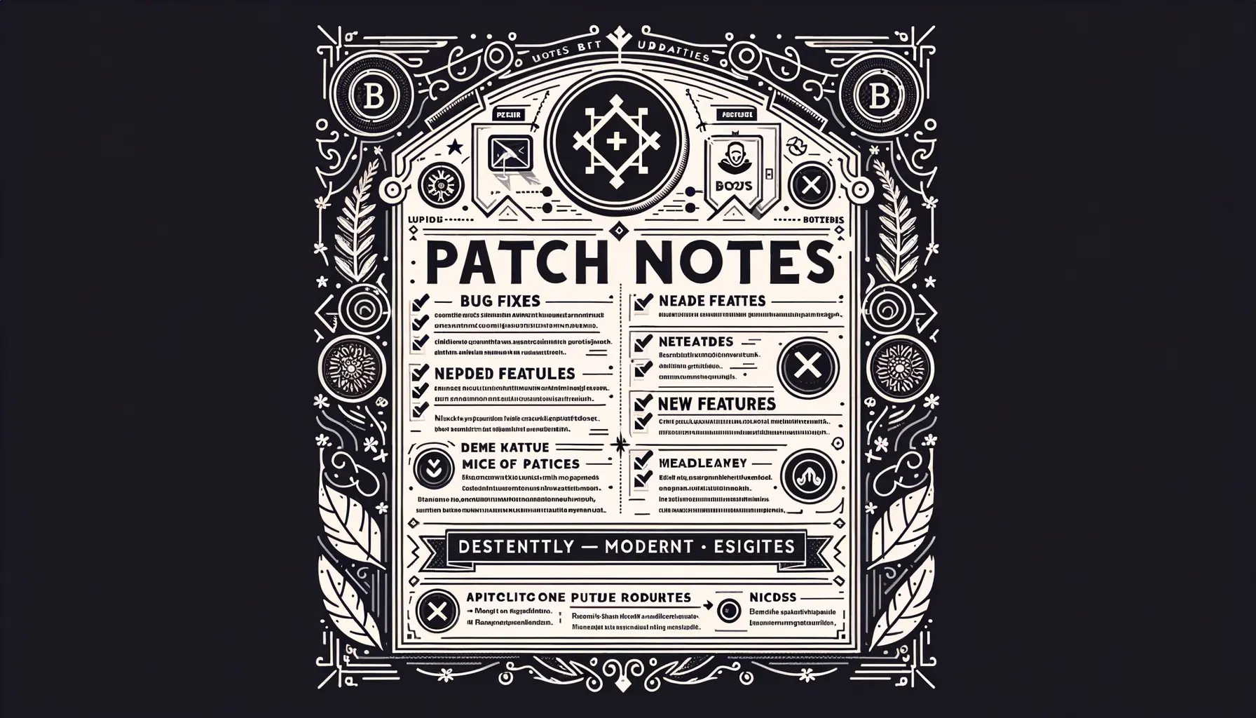 Patch-Notes für Spiele Updates mit Fehlerbehebungen und neuen Features 2026